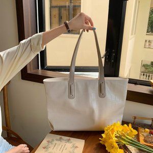 2021 new stone grain commuter tote bag